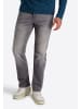 Timezone Jeans Regular Fit Gerade Used Look in Grau