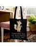 Mr. & Mrs. Panda Stofftasche Baumwolle Triathlon Helden mit Spruch in Schwarz