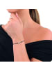 Noelani Armband Silber 925, gelbvergoldet, Textil in Silber