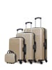 WAVE PARIS 4 tlg. Kofferset SELENGA-C in Beige (95L/64L/37L/9L)