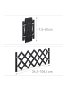 relaxdays Hundeabsperrgitter in Schwarz - (B)108,5 x (H)47,5 cm