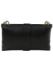 Toscanto Leder Schultertasche, Clutch Toscanto Tasche schwarz ca. 23cm