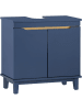 SoBuy Waschbeckenunterschrank in Blau - (B)60 x (H)59 x (T)30cm