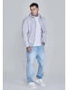 SikSilk Sweatjacke Essentials Full Zip in Grey Marl