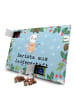 Mr. & Mrs. Panda Adventskalender Barista Leidenschaft mit Spruch in Eisblau