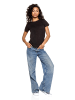 Cotton Prime® 2 Stück Damen T-Shirt O-Neck - Tee in schwarz