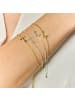 Luxenter bracelet with 18-K yellow gold finish - Alphabet