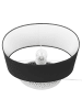 Beliani Tischleuchten NASVA in Silber/Schwarz - (W) 35 x (H) 51 x (L) 35 cm