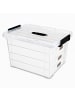 relaxdays Weihnachtskugel Aufbewahrungsbox in Transparent - (B)51 x (H)32,5 x (T)38,5 cm