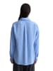 Marc O'Polo Streifenbluse relaxed in Mid blue offwhite stripe