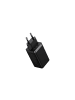 Wisam Baseus Schnell Wandladegerät 2xUSB-C + USB, 65W (schwarz)