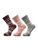 Yuhu Norweger Socken Damen 3er Pack in Mehrfarbig