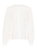 Kaffe Langarm-Bluse KAenya in Chalk