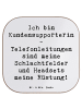 Mr. & Mrs. Panda Bierdeckel Spruch Kundensupporterin Heldin mit ... in Weiß
