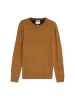 Tom Tailor Pullover BASIC CREWNECK KNIT in Braun