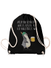 Mr. & Mrs. Panda wander rucksack Pinguin Bier mit Spruch in Schwarz