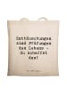 Mr. & Mrs. Panda Schultasche Spruch Mit Enttäuschungen umgehen m... in Creme