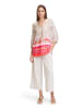 Betty Barclay Schlupfbluse mit 3/4 Arm in Taupe/Rot