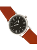 Simplify Die 5100 Lederarmbanduhr in Camel/Black