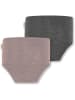 Normani Outdoor Sports 2er Pack Baby Merino Windelhose Tokoroa in Anthrazit/Rosa
