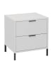 58 aufm Kessel KOMMODE Erna 51x45x62 Kreidegrau matt Lack