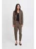 ICHI IHKATE PRINT BL18 regular fit in Doeskin Checks Aop