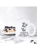 Mr. & Mrs. Panda Teetasse Panda Badminton  mit Spruch in Transparent