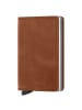 Secrid Vintage Slimwallet - Geldbörse RFID 6.8 cm in cognac-silver