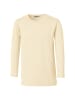 tectake Einfarbiges Langarm-Shirt für Männer, beige