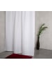 RIDDER Duschvorhang Textil Chic inkl. Ringe weiß 180x200 cm