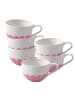 Villeroy & Boch 6er Set Cappuccinotassen Fleur Couleur 300 ml in Cassis