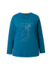Ulla Popken Langarmshirt in petrol