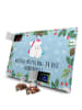 Mr. & Mrs. Panda Tee Adventskalender Einhorn Mitteilung mit Spruch in Eisblau
