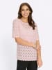 WITT WEIDEN Ajour-Pullover in hellrosé