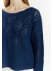 DreiMaster Klassik Damen Pullover in Blau Grau