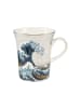 Goebel Künstlertasse " Katsushika Hokusai - Die Welle - Silber " in Hokusai - Welle