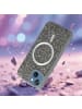cadorabo Hülle für iPhone 13 / 14 Glitzer Schutzhülle in Grau