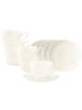 Seltmann Weiden 6er Set Milchkaffeetassen mit Untertassen Savona Fine Diamond in 340 ml in creme
