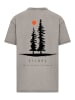 F4NT4STIC Oversize T-Shirt Oversize Escape Discover the World Pinetree in Asphalt