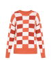 Swirly Women Sweater in Orange