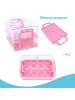 Intirilife Transportbox Behälter für Kuchen und Cupcakes 36.1 x 26.1 x 21.2 cm in Pink