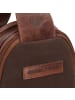 Greenburry Rugged Umhängetasche Leder 17 cm in brown