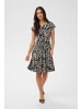 Kaffe Kleid KAbella Regular fit in Black Deep/Chalk s animal