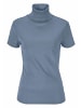 FLASHLIGHTS Rollkragenshirt in hellblau, weiß