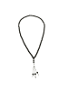 Almina Gebetskette  50 cm Anhänger mit Perlen in Schwarz