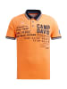 CAMP DAVID  Poloshirt 'Cabo Verde' in orange