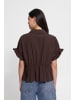 ICHI Hemd kurzarm IHSAMI Loose fit in Chicory Coffee
