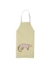 Mr. & Mrs. Panda Grillschürze Nasenbär ohne Spruch in Gelb Pastell