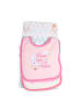 Cangaroo Babylatz 3er Set Tibby in rosa