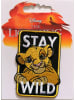 Disney Simba Stay Wild  Applikation Bügelbild inGelb